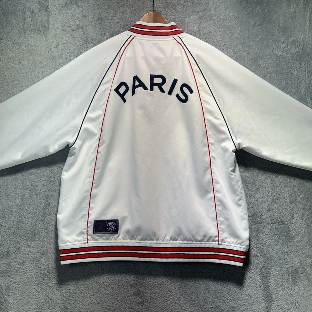 Jordan Nike Paris Saint Germain 2021 Anthem Jacket Men's‎ Large White DB6485-100